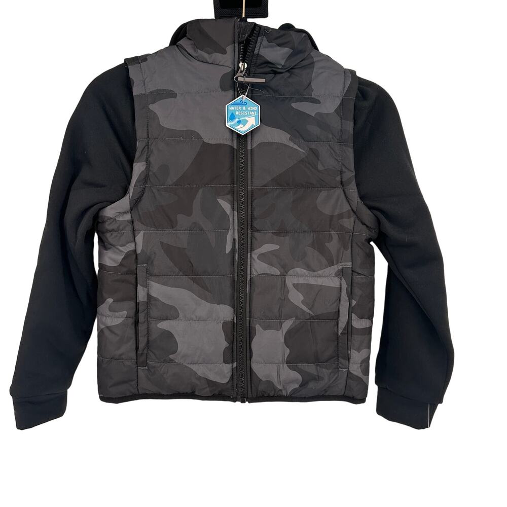 Swiss Alps Camo Camouflage Mixed Media Jacket NWT Size Small / 8